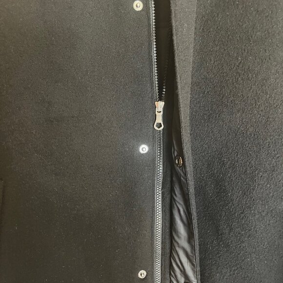 Black Wool Coat - Picture 5 of 10